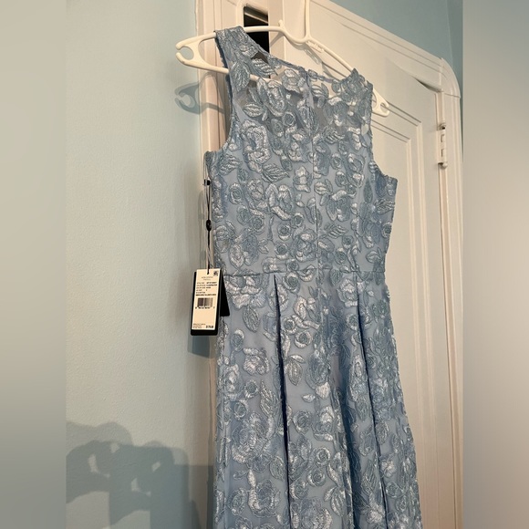 Adrianna Papell embroidered tea length dress size 2 - Picture 2 of 5